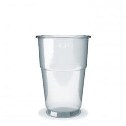Pohár (PET) číry 78mm 0,3L [50 ks]