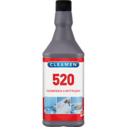 CLEAMEN 520 dezinfekcia a umývanie povrchov 1 l