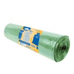 Vrece na odpadky (LDPE) zelené 70 x 110 cm 120L [25 ks]