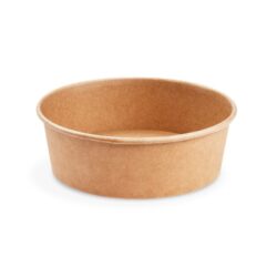 Papierová miska (PAP/PE) kraft 185mm 1300ml [50 ks]