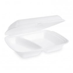 Menu box (XPS) 2dielny biely 241 x 207 x 69 mm [125 ks]