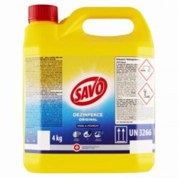SAVO Originál Dezinfekcia vody a povrchov účinne odstraňuje 99,9 % baktérií 5L